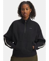 Under Armour - Sudadera Con Cremallera Icon Heavyweight Fleece Para Mujer Blanco - Lyst