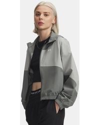 Under Armour - Rival Woven Jacket Clay Titanium - Lyst