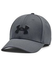 Under Armour - Blitzing Low Stretch Fit Cap Steel - Lyst