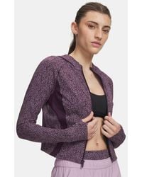 Under Armour - Vanish Elite Jacq Rd Full Zip Echo Metallic - Lyst