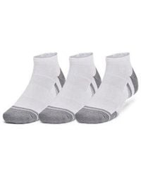 Under Armour - Performance Tech 3-Pack Low Cut Socks Jet - Lyst