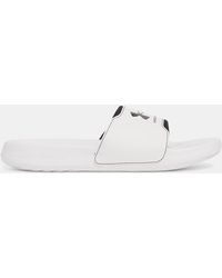 Under Armour - Claquette Ignite Select Pour Homme Marron Clay Marron Clay Summit Blanc - Lyst