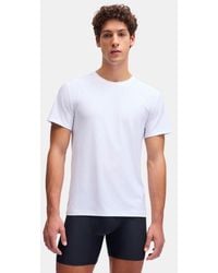 Under Armour - Performance Tech Mesh 2 Ondershirts Voor Met Ronde Hals Wit Zwart - Lyst