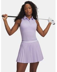 Under Armour - Armourdry Sleeveless Polo Crest Crest - Lyst