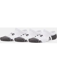 Under Armour - Performance Tech Kids' 3-Pack No Show Socks Jet - Lyst
