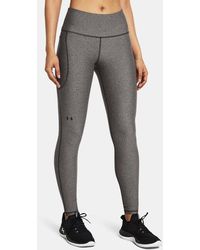 Under Armour - Tech Leggings Charcoal Light Heather - Lyst