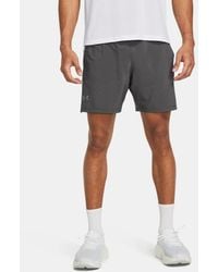 Under Armour - Shorts Launch Elite 2-In-1 Da 18 Cm (7" Da Uomo Castlerock Castlerock Riflettente - Lyst