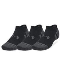 Under Armour - Performance Tech 3-Pack No Show Socks Jet - Lyst