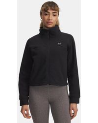 Under Armour - Parte De Arriba Con Cremallera Completa Expanse Fleece Para Mujer Blanco - Lyst