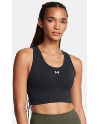 Under Armour - Vanish Seamless Mid Sports Bra - Lyst