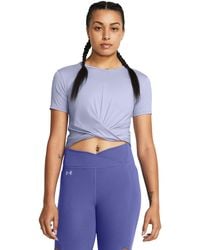 Under Armour - Motion Crossover Crop Short Sleeve - Lyst