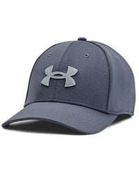 Under Armour - Blitzing Low Stretch Fit Cap Steel - Lyst