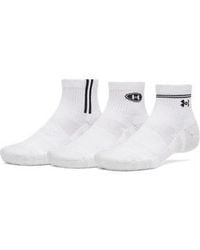 Under Armour - Ua Performance Tech 3-pack Quarter Socks - Lyst