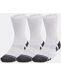 Under Armour - Performance Tech 3-Pack Crew Socks / / Jet - Lyst