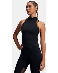 Under Armour - Damestanktop Vanish Elite Vent Zwart Iridescent - Lyst