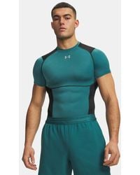 Under Armour - Heatgear Elite Compression Short Sleeve Rack Ultimate Reflective - Lyst