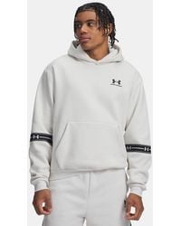 Under Armour - Ua Icon Fleece Taped Hoodie - Lyst