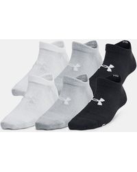 Under Armour - Essential Kids' 6-Pack No-Show Socks Halo - Lyst
