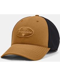 Under Armour - Project Rock Trucker Hat Ochre - Lyst