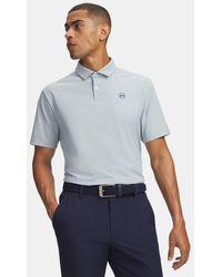 Under Armour - Drive Chill Polo Fog Midnight - Lyst