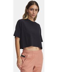 Under Armour - Haut À Manches Courtes Rival Pour Femme Blanc - Lyst