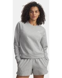 Under Armour - Sport Terry Crew Mod Light Heather - Lyst