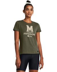 Under Armour - Ua Freedom Performance Cotton Collegiate T-shirt - Lyst