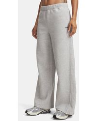 Under Armour - Ua Icon Sama Fleece Wide Leg Pants - Lyst