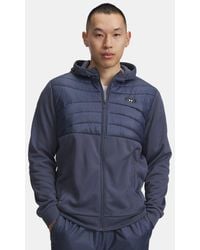 Under Armour - Armour Fleece Utility Insulated Full Zip Downpour Downpour - Lyst