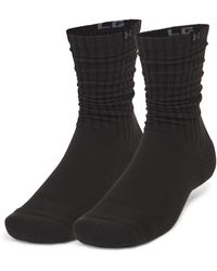 Under Armour - Ua Sportstyle Cotton Scrunch 2-pack Crew Socks - Lyst