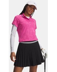 Under Armour - Armourdry Jacq Rd Polo Virtual Virtual - Lyst