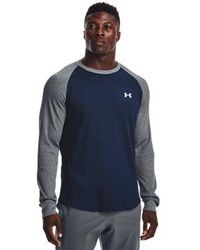 Under Armour - Ua Waffle Crew Long Sleeve - Lyst