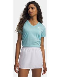 Under Armour - Tech Twist V-Neck Short Sleeve Haze - Lyst