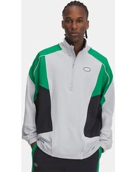 Under Armour - Tricot Colorblock Jacket Mod Team Kelly - Lyst
