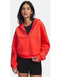 Under Armour - Icon Fleece ½ Zip Hoodie Venom Venom - Lyst
