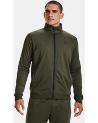 Under Armour - Sportstyle Tricot Jacket Marine Od - Lyst