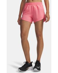 Under Armour - Fly-By 3" Shorts Bittersweet Bittersweet Reflective - Lyst