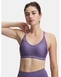 Under Armour - Crossback Low Sports Bra Luxe Crest - Lyst