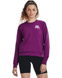 Under Armour - Rival Terry Graphic Crew - Lyst
