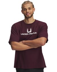 Under Armour - Ua U Logo Heavyweight Short Sleeve - Lyst