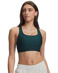 Under Armour - Crossback Mid Sports Bra - Lyst