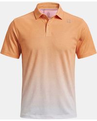 Under Armour - Halo Bonded Printed Polo Bloc Distant Reflective - Lyst