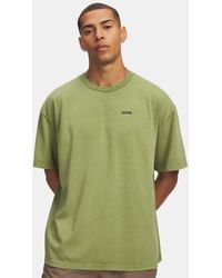 Under Armour - Ua Heavyweight Wash Oversized Short Sleeve - Lyst