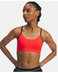 Under Armour - Halo Bonded Sports Bra Racer Reflective - Lyst