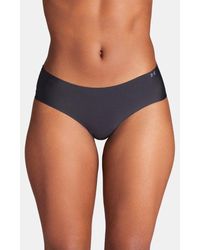 Under Armour - Ua Pure Stretch 3-pack No Show Hipster - Lyst