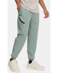 Under Armour - Herenjoggingbroek Unstoppable Silica Groente Zwart - Lyst