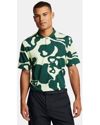 Under Armour - Drive Goin' Under Poloshirt Für Herren Retro Schwarz - Lyst
