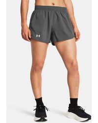 Under Armour - Shorts Fly-By Da 8 Cm (3" Da Donna High Vis High Vis Riflettente - Lyst