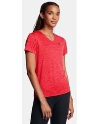 Under Armour - Tech Twist V-Neck Short Sleeve Racer - Lyst