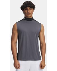 Under Armour - Heatgear Wordmark Sleeveless Castlerock - Lyst